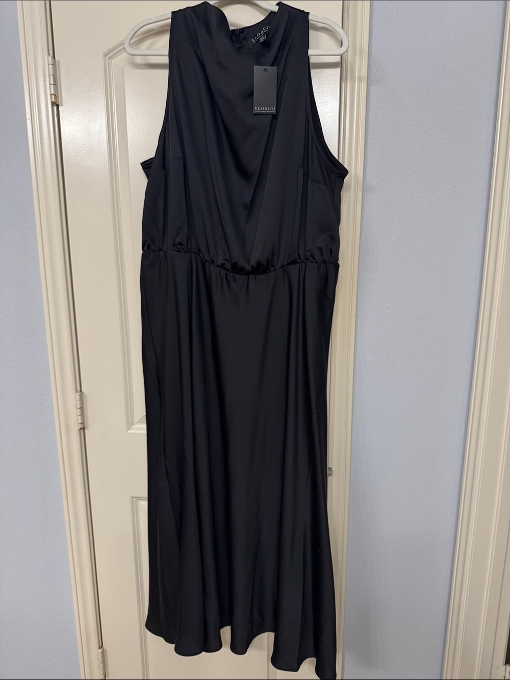 Eloquii Black Sleeveless Maxi Dress